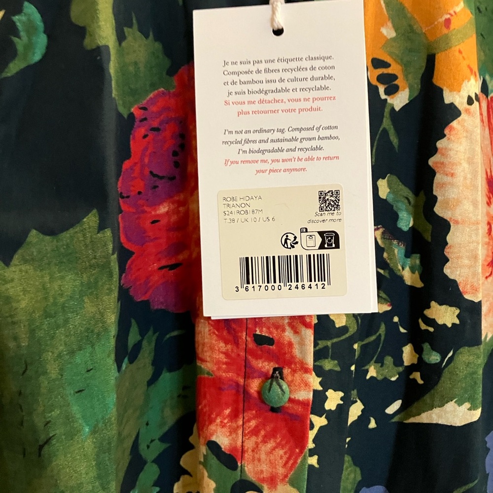 Sezane Floral Mini Dress - Multicolor - Picture 3 of 8
